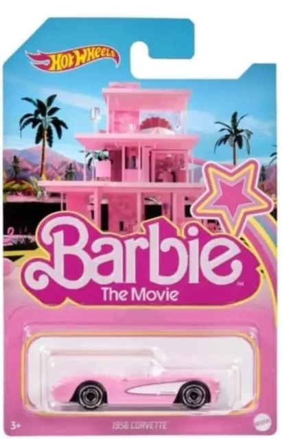 Barbie rose le film voiture de collection Corvette cabriolet édition limitée