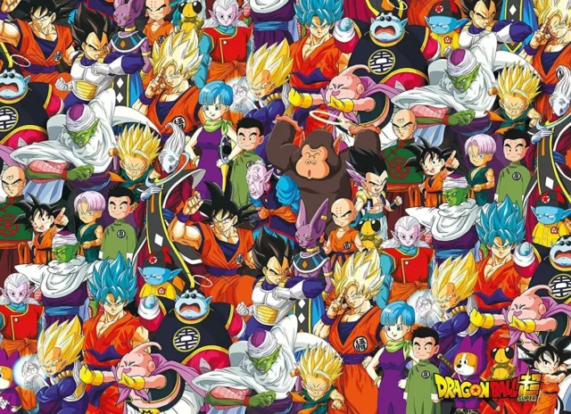 Puzzle Impossible Puzzle "Dragon Ball" - 1000 Pièces - Clementoni - Neuf Blister