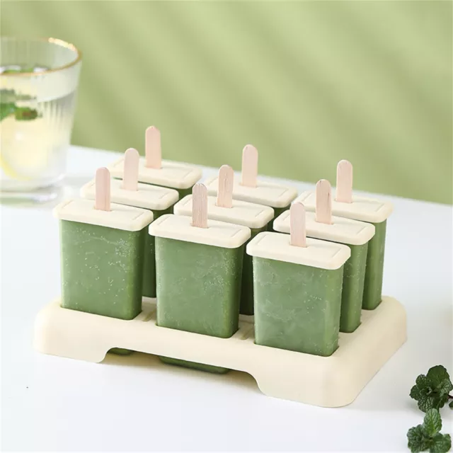 1 Set Ice Cream Tray Soft Thicken Strong Construction Ice Cream Mold Plastic 3