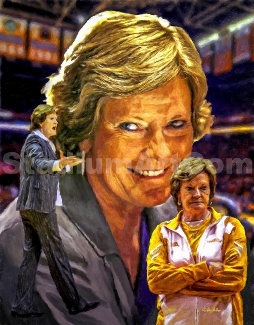 Pat Summitt Tennessee Lady Vols Womens Basketball Coach Art 01 8x10 - 48x36
