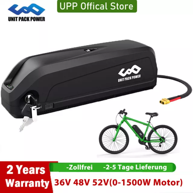 Batteria e-bike UPP Hailong 36 V 48 V 52 V 20 AH bicicletta elettrica Pedelec batteria agli ioni di litio