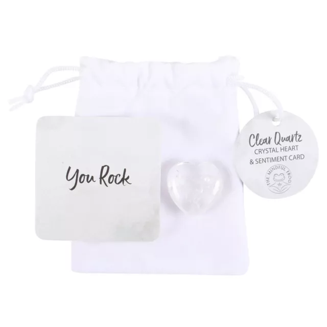 Something DifferentYou Rock Quarzo Cuore Cristallo Decorativo (SD5512)