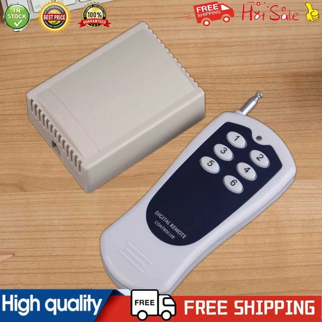 DC 12V 6CH Channel Wireless RF Remote Control Switch Transmitter+ Receiver