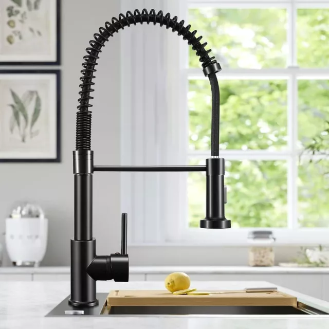 Kitchen Sink Tap Single Handle with Pull Out Sprayer with 2 Modes Spray