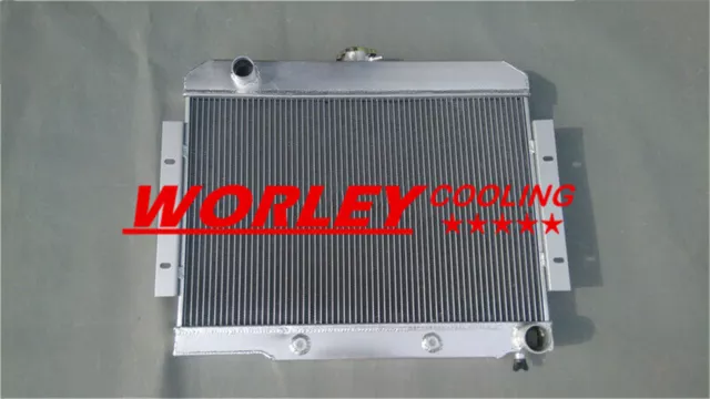 3 ROW aluminum radiator for Jeep CJ5 CJ7 L6 V8 1972-1986 73 chevy engine AT/MT