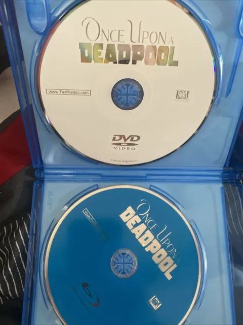 Once Upon A Deadpool Blu-Ray And DVD With Case, No Digital Ryan Reynolds 3