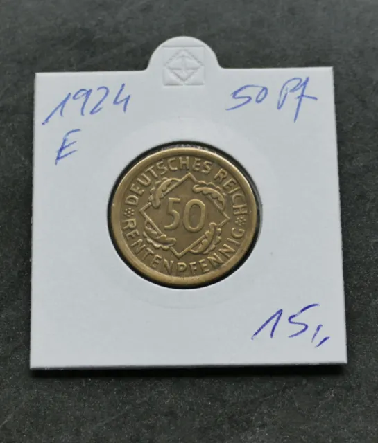 Deutschland 50 Pfennig 1924 E