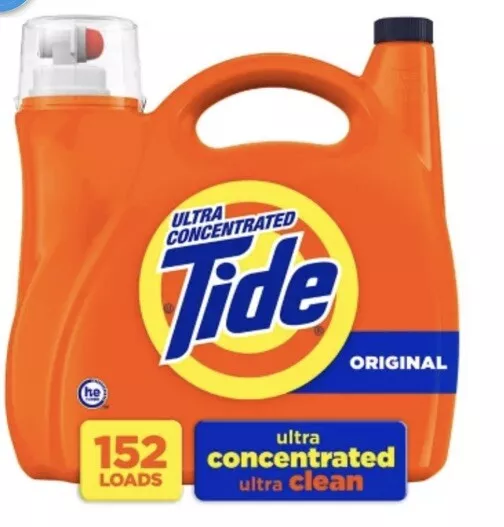 Tide Ultra Concentrated Liquid Laundry Detergent, Original (152 loads, 170 fl.oz