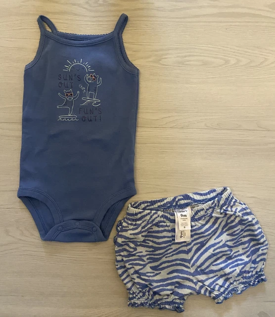 Carters Baby Girl Summer Outfit 9 Months