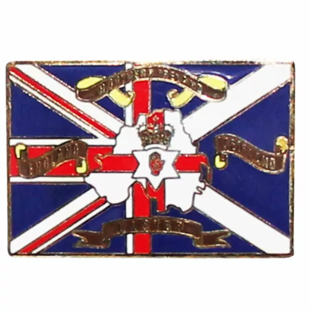 New Scotland Saltire & Union Flag Enamel Pin Badge, Ulster Loyalist Pin Badge