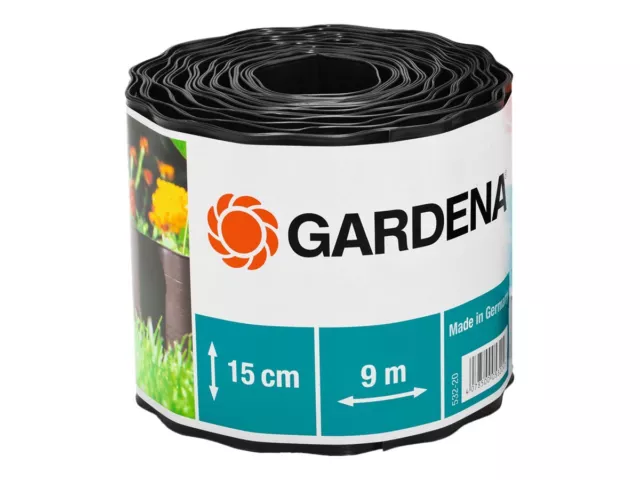 Gardena Beeteinfassung 15cm hoch braun Articoli da campeggio / da esterno 532