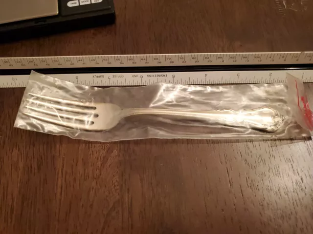 Reed & Barton Rose Cascade Sterling Silver No Monogram Dinner Fork
