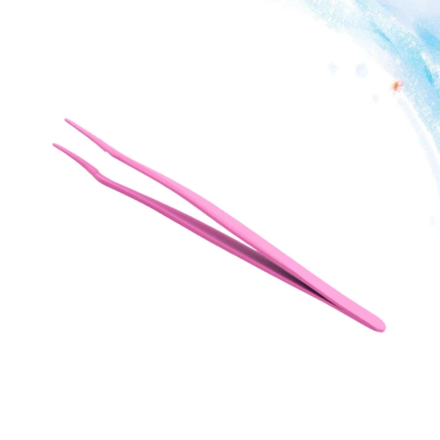Pinzette Aus Stahl Wimpern Gewidmet Clips Edelstahl Falsche