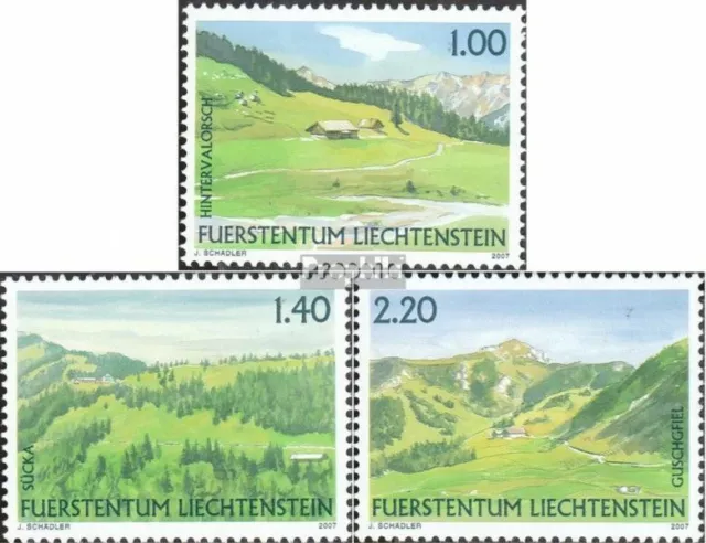 Liechtenstein 1451-1453 (complete issue) unmounted mint / never hinged 2007 Liec