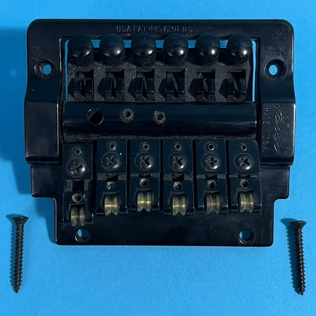 Kahler 2300 Series Model 2320 Vintage Black Tremolo Vibrato Bridge!