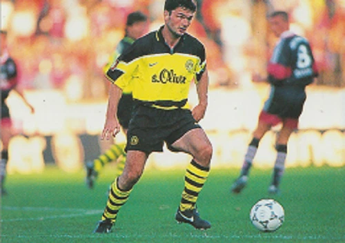 Sticker Panini Bundesliga 1995 – Stéphane Chapuisat N°71 – Borussia Dortmund – Neuf