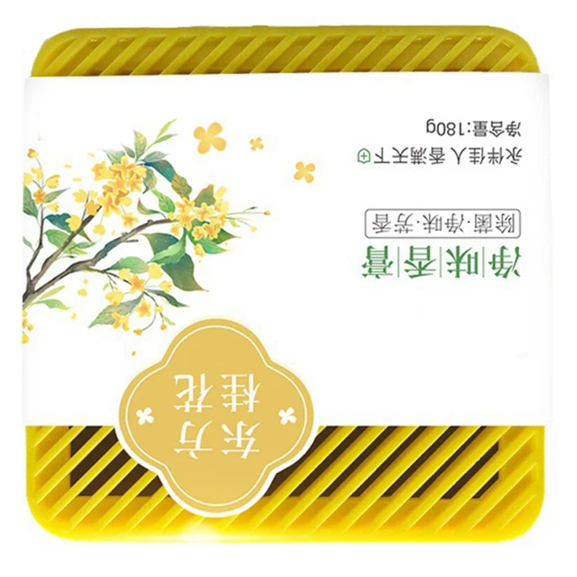 (Dulce aroma Osmanthus) Difusor de Bálsamo Sólido Seguro para Usar Fuerte Desodorización