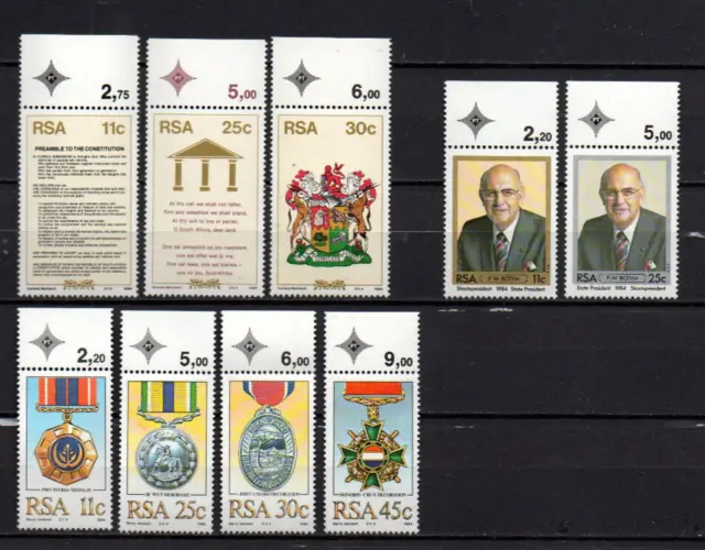 Briefmarken Sätze Südafrika 1984 postfr.   s. Scan