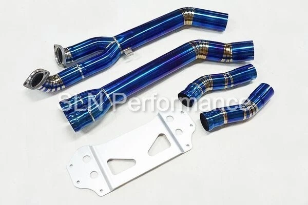 SLN BMW S58 M3 G80 M4 G82 Tubo medio singolo titanio con sottoventola