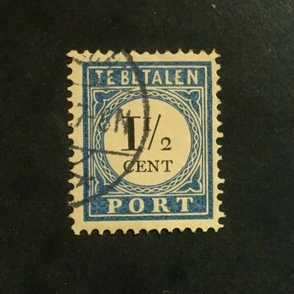 Timbre PAYS-BAS Yvert et Tellier Taxe n°5 Type I Obl (Cyn37)