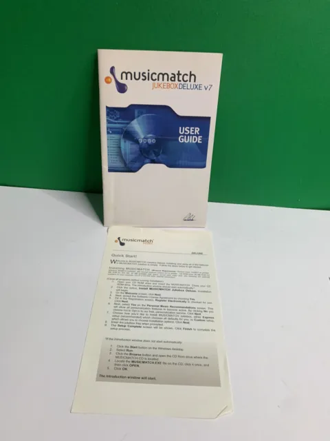 Musicmatch Jukebox Deluxe V7 User Guide 2002