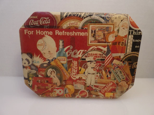 Coca Cola Octagon Tin - "For Home Refreshment" Coke Memorabilia