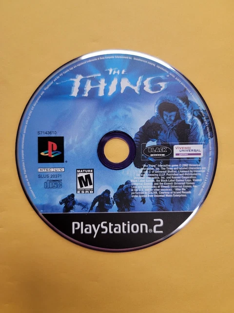 The Thing (Sony PlayStation 2, 2002) Disc Only. Tested and Working