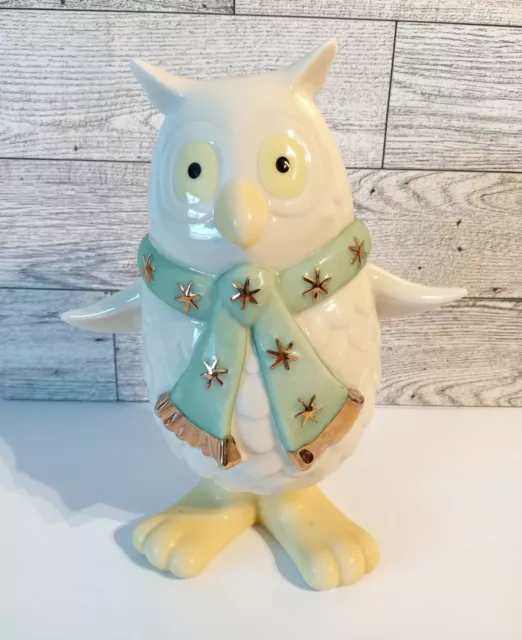 Lenox Holiday Bobbles Owl Figurine No Box