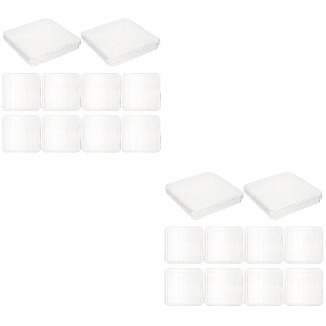 20 Pcs Lab Petri Dish Square Petri Dish Plastic Plants
