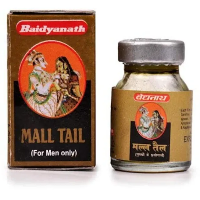 Baidyanath Jhansi Malla Taila 5 ml (huile pour le bien-être des hommes)...