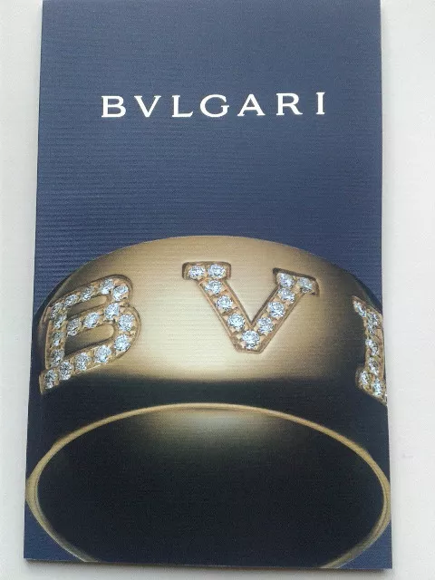 BVLGARI Brochure Catalogue Catalogo Book MAGAZINE Katalog BULGARI ACCESORIES 08