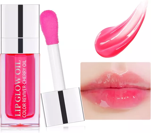 FANGOTD Lip Glow Oil | Long Lasting, Colour Awakening & Nourishing, Cherry #015