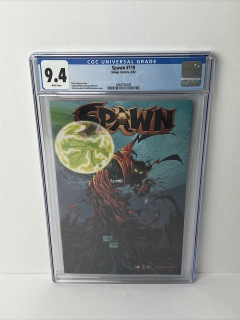 Spawn #119 Image Comics 2002 Greg Capullo & Todd McFarlane CGC 9.4 WP (M)