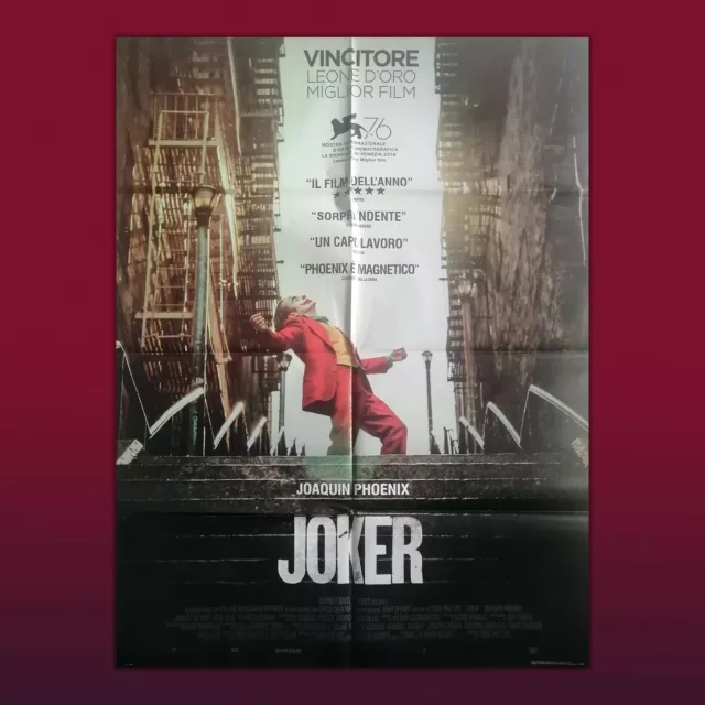 Film Poster Manifesto 2F Joker 2019 Joaquin Phoenix 100x140 CM Todd Phillips