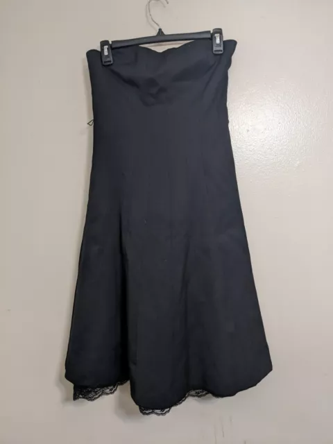 Express Women's Black Strapless Dress size 4