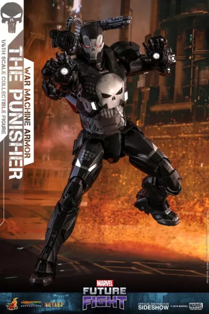 Hot Toys 1/6th Marvel War Machine Punisher Die-Cast Figure! VGM33D28! Sealed!