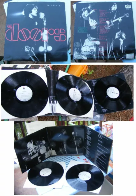 The Doors ‎– In Concert - VINYL 3xLP  Europe 1st Pressing 3triple sleeve