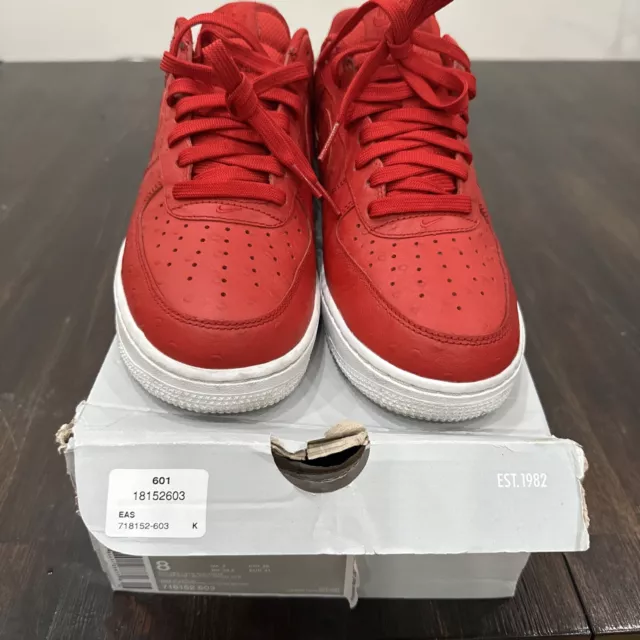 Nike Air Force 1 '07 LV8 Red Stardust 2018 Men's AA1117 601 Pink  Suede Size 10