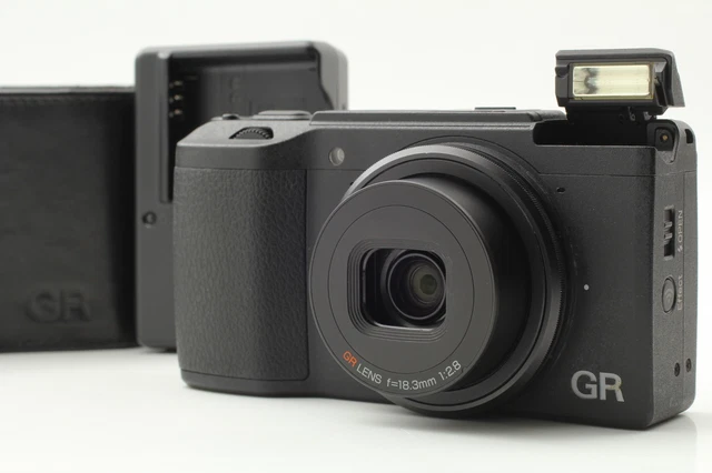 NEAR MINT+3 Ricoh GR II 16.2 MP Black Wifi Compact Digital Camera From JAPAN
