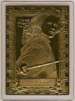 HARRY 22kt Gold Danbury Mint Card - HERMIONE GRANGER