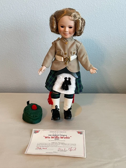 Shirley Temple Wee Willie Winkle "Dolls of the Silver Screen" by Danbury Mint