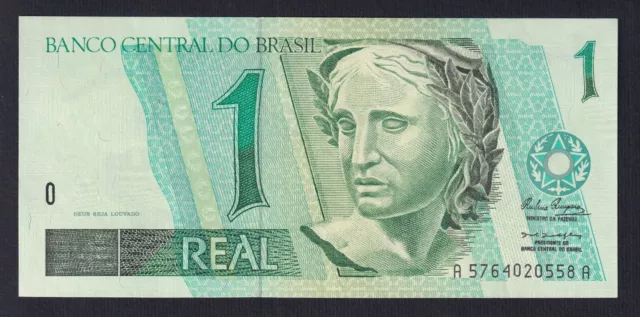 Brazil 1 Real (1994-1997) P 243c Sup / Au C-08