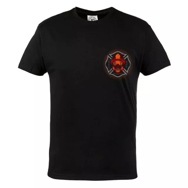 Herren T-Shirt Mit Aufdruck Für Feuerwehrmann Freiwillige Feuerwehr Löscharbeit