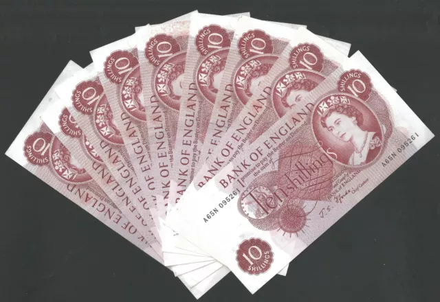 B310 Fforde 1967 Ten Shillings 10/- Banknote - Select Your Note -