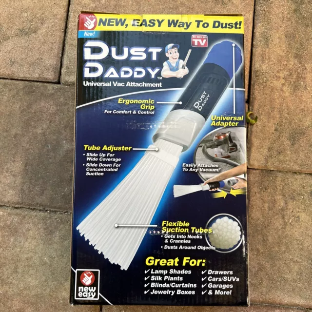 NEW Dust Daddy Universal Vac Attachment As Seen on TV FITS ANY VACUUM