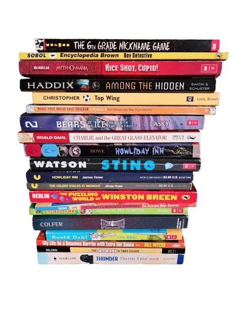 Lot of 20 AR Accelerated Readers Levels (4.0-4.9) 3rd 4th 5th Grade Boy
