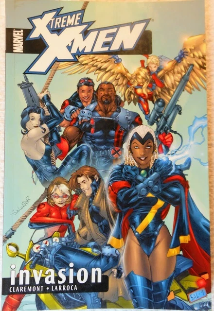 X-TREME X-MEN, Vol 2: INVASION - Claremont / Larroca (2002, Trade Paperback)