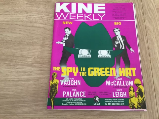 Ref I 24 KINE WEEKLY JAN 28th 1967 Cinema Magazine