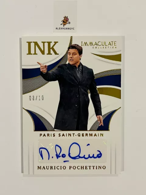 2021 Panini Immaculate Mauricio Pochettino - Paris Saint-Germain Auto Gold 08/10