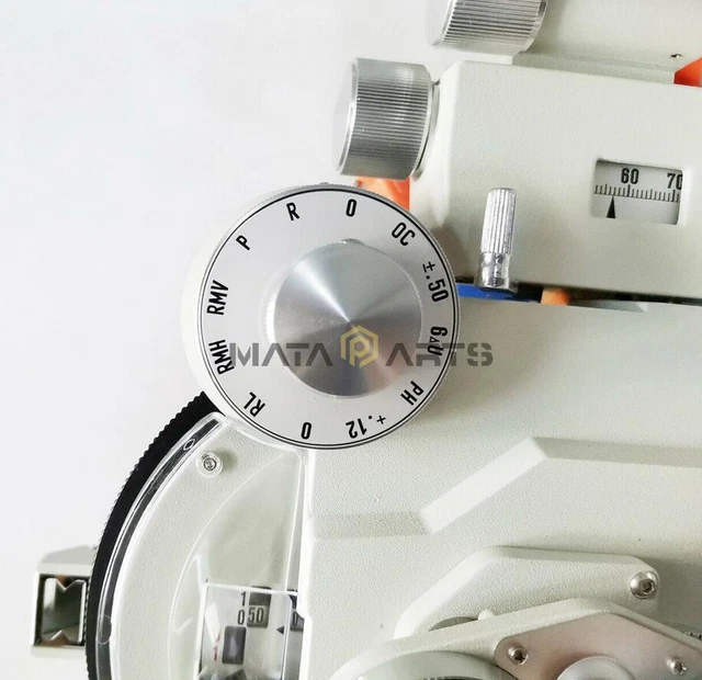 1pcs Minus Manual Phoropter Vision Tester Optometry Refractor Creamy White Color